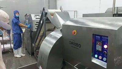 Máy thái hạt lựu thịt đông lạnh 3D (dành cho thịt có xương và không xương), DRB-D450