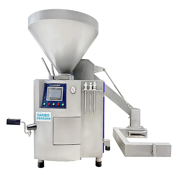 Máy nhồi xúc xích chân không